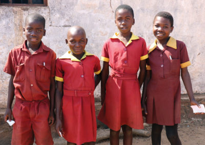 Walter, Conference, Samantha and Kimberly attend Capital Block primary school.