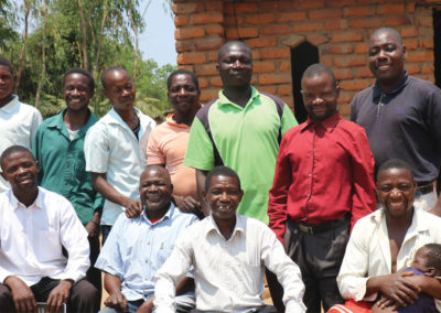 fathers, grandfathers, uncles and brothers of Zomba Brethren in Christ Church (Malawi) lead the church’s “Reach Out and Serve” initiative.